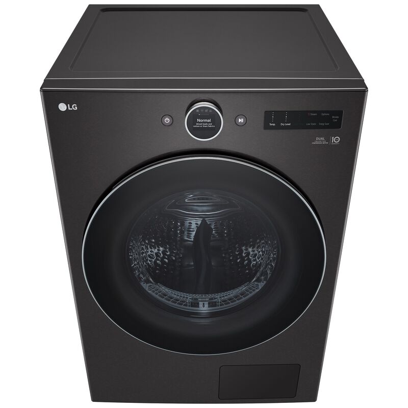 LG 27 in. 7.8 cu. ft. Smart Stackable Ventless Electric Dryer with Heat Pump & Sensor Dry - Black Steel, , hires