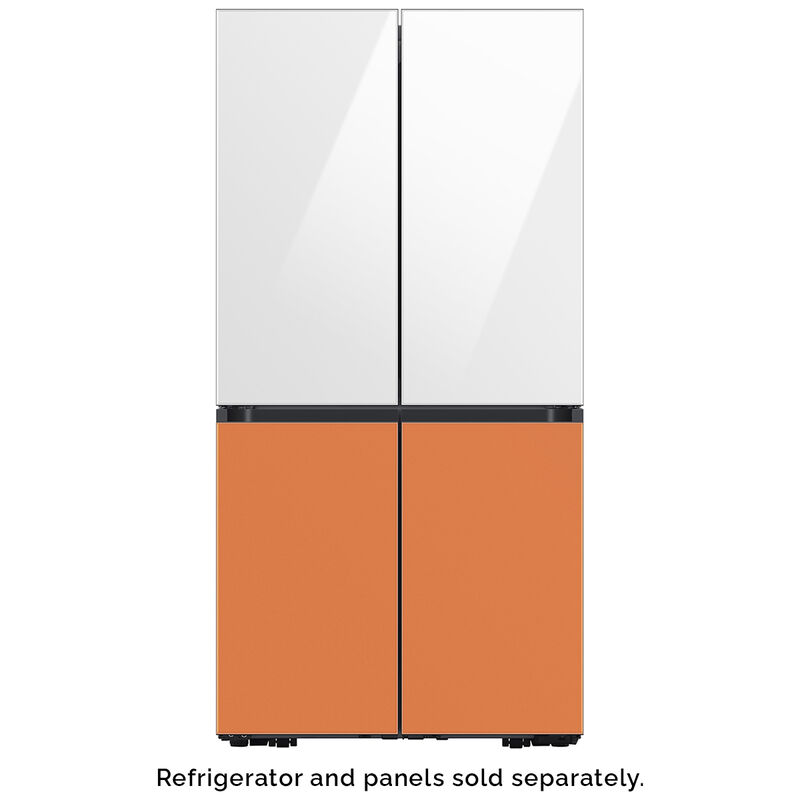 Samsung Bespoke 4-Door Flex Bottom Panel for Refrigerators - Clementine Glass, , hires