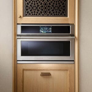 Monogram Statement Series 30 in. 1.7 cu. ft. Smart Speed/ Steam Electric Single Wall Oven with True European Convection & Sensor Cooking - Stainless Steel, , hires