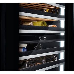 JennAir 24 in. Undercounter Wine Cooler with Wood Racks, Dual Temperature Zones & 45 Bottle Capacity - Custom Panel Ready, , hires