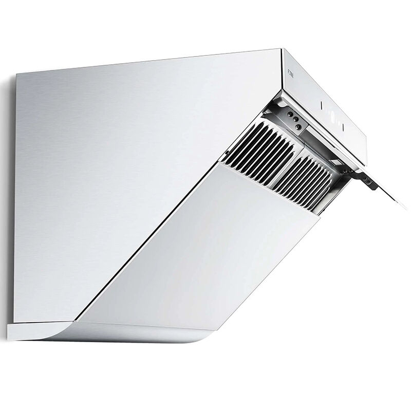 Fotile Slant Vent Series 30 in. Side Vent Range Hood with 4 Speed Settings, 1000 CFM, Ducted Venting & 2 LED Lights - White Glass, , hires