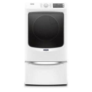 Maytag 27 in. 7.3 cu. ft. Electric Dryer with 10 Dryer Programs, 4 Dry Options, Wrinkle Care & Sensor Dry - White, , hires