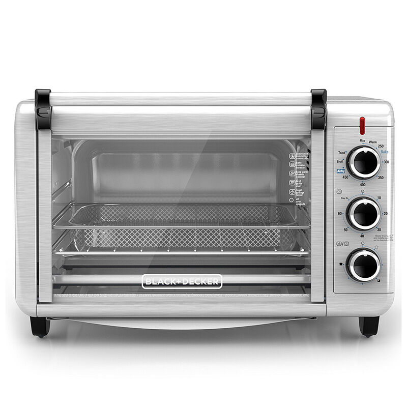 Black & Decker Crisp n Bake Air Fryer Toaster Oven - Stainless Steel