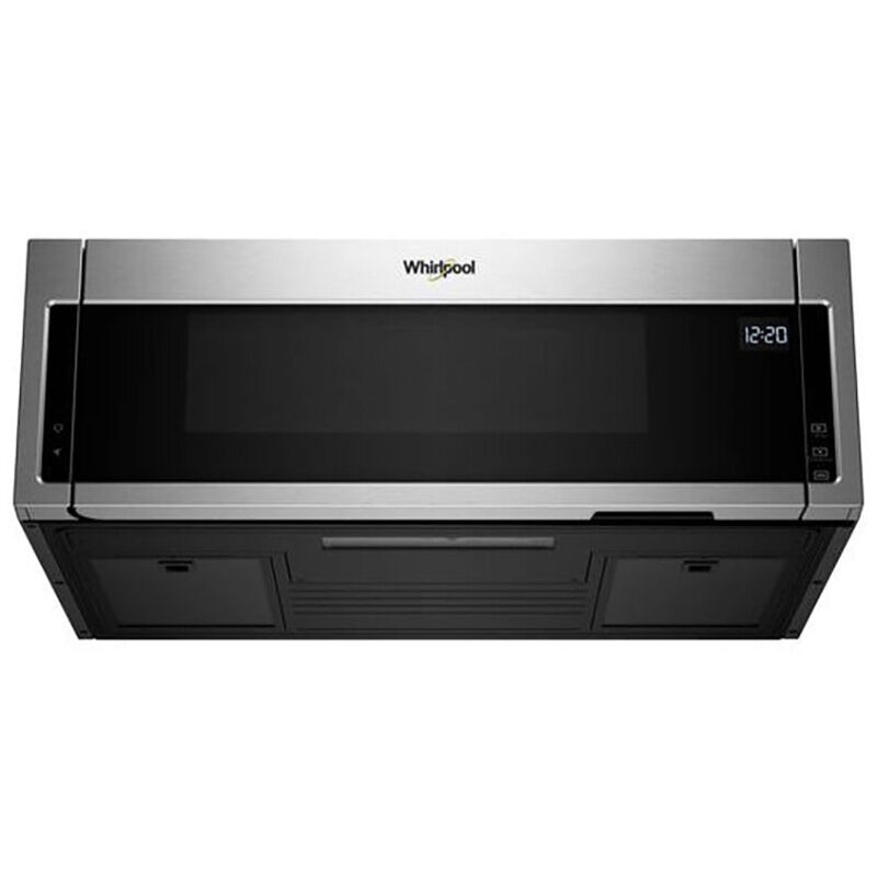 Whirlpool 30" 1.1 Cu. Ft. Over-the-Range Microwave with 10 Power Levels & 400 CFM - Heritage Stainless Steel, Stainless Steel, hires