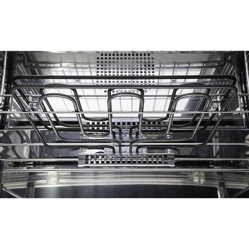 Viking Tuscany 48 in. 6.2 cu. ft. True European Convection Double Oven Dual Fuel Range with 6 Sealed Burners - Cast Black, , hires