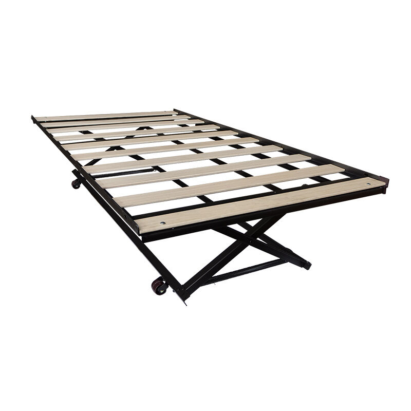 Pop Up Trundle Bedding Frame Twin, Metal Twin Bed Frame With Pop Up Trundle