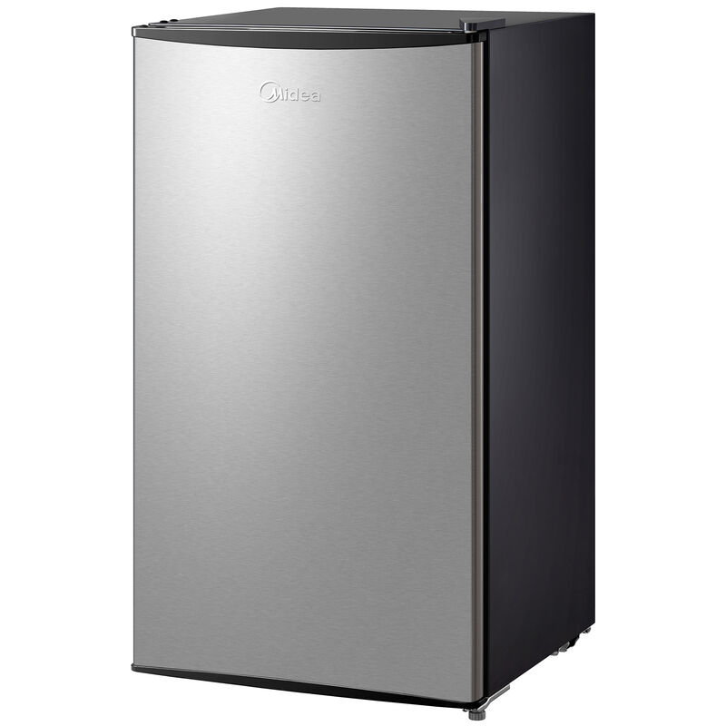 Midea 19 in. 3.3 cu. ft. Mini Fridge - Stainless Steel Look, , hires