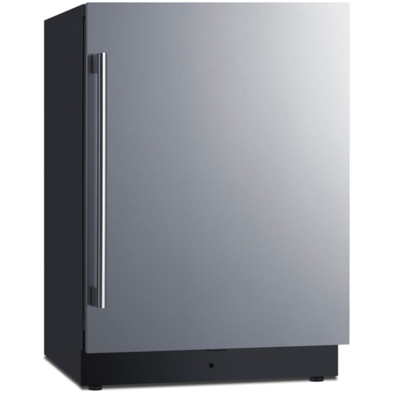 Summit 24 in. 3.2 cu. ft. Undercounter Refrigerator - Stainless Steel, , hires