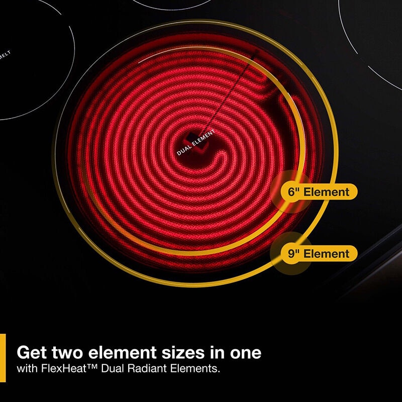 Whirlpool 30 in. 4.8 cu. ft. Slide-In Electric Range with Radiant Burners - Black, Black, hires