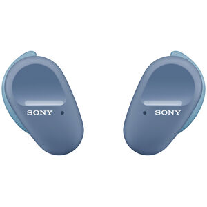 Sony - WF-SP800N True Wireless Noise-Cancelling In-Ear Headphones - Blue, , hires