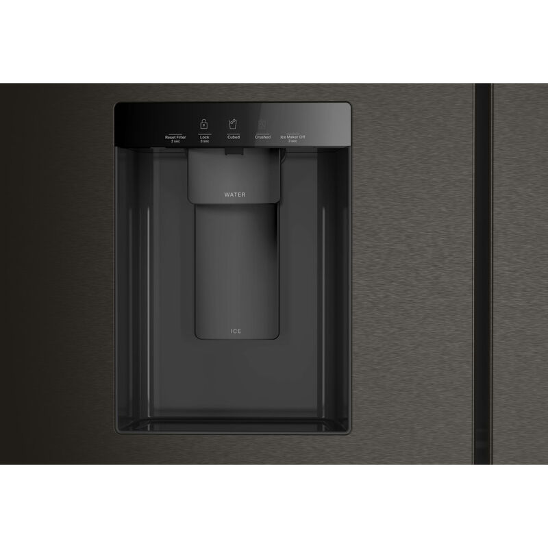 Whirlpool 36 in. 28.9 cu. ft. 4-Door French Door Refrigerator with Ice & Water Dispenser - Black Stainless Steel with PrintShield Finish, , hires