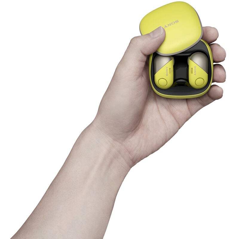 Sony Wireless Bluetooth In-Ear Headphones - Yellow, Yellow, hires