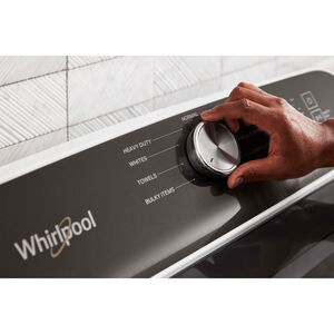 Whirlpool 29 in. 7.0 cu. ft. Long Vent Electric Dryer with Wrinkle Shield Option, Steam Cycle & Sensor Dry - White, , hires