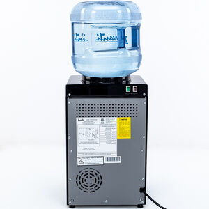 Avanti 12" Hot And Cold Water Dispenser with Child Safety Guard - Stainless Steel with Black Cabinet, , hires