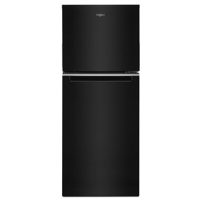 Whirlpool 24 in. 11.6 cu. ft. Counter Depth Top Freezer Refrigerator - Black | WRT312CZJB