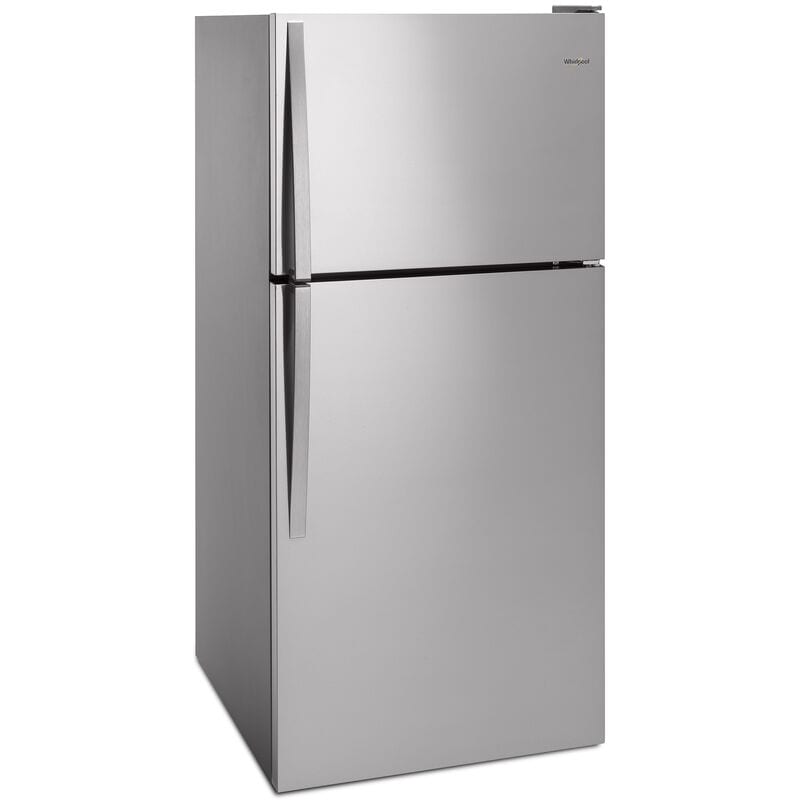 Whirlpool 30 in. 18.2 cu. ft. Top Freezer Refrigerator - Monochromatic Stainless Steel, Monochromatic Stainless Steel, hires