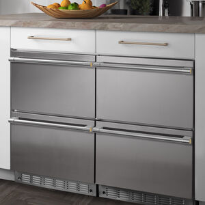 Monogram 24 in. 5.0 cu. ft. Refrigerator Drawer - Stainless Steel, , hires