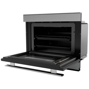 Sharp 24 in. 1.1 cu. ft. Smart Steam Electric Single Wall Oven with Standard Convection - Stainless Steel, , hires