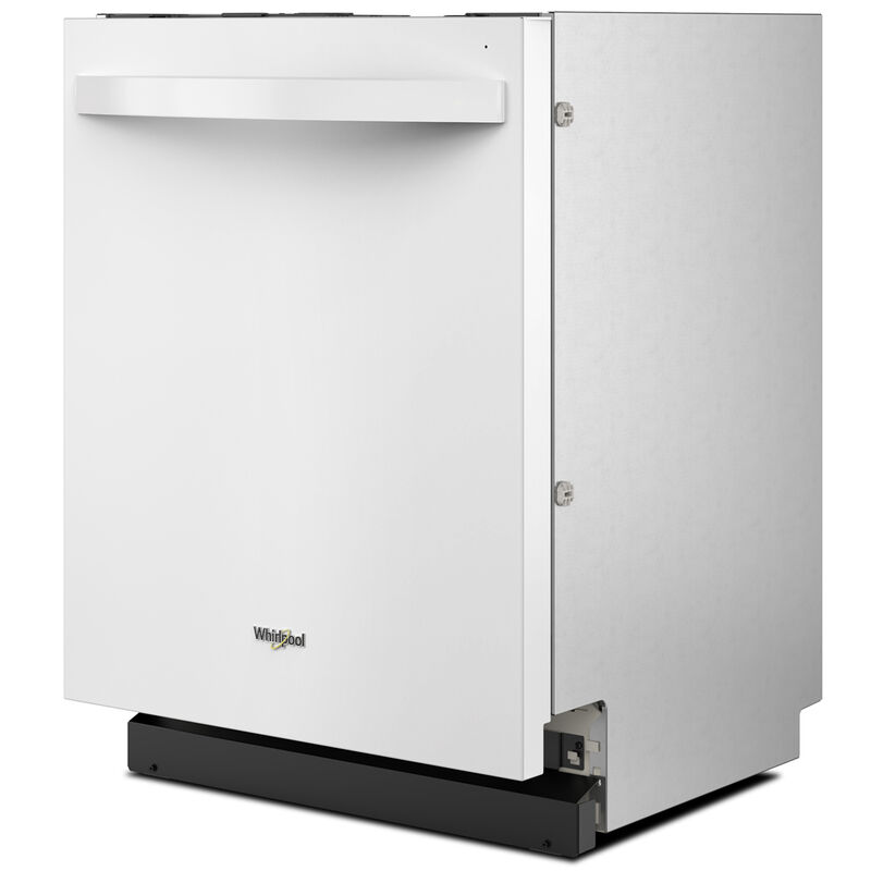 Whirlpool 24 in. Top Control Dishwasher with 44 dBa Sound Level & 3rd-Rack - White, White, hires