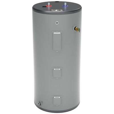 GE RealMax Choice Electric 50 Gallon Short Water Heater with 8-Year Parts Warranty | GE50S08BAM