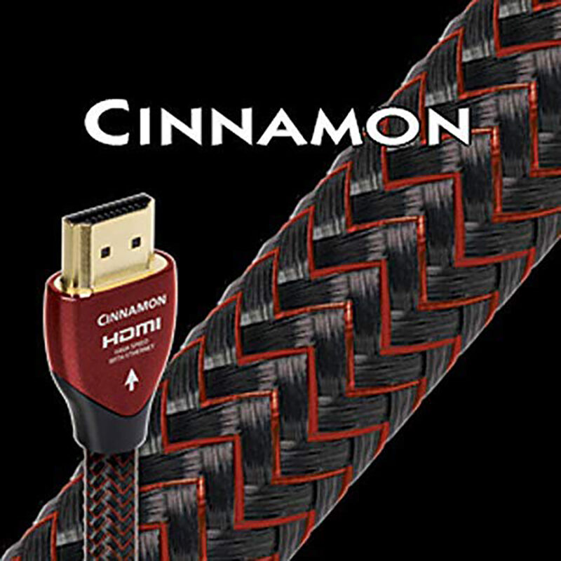 AudioQuest - 2 meter Cinnamon Premium 4K Ultra HD HDMI Cable - Black/Red