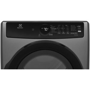 Electrolux 400 Series 27 in. 8.0 cu. ft. Stackable Gas Dryer with Sensor Dry, Sanitize & Steam Cycle - Titanium, , hires