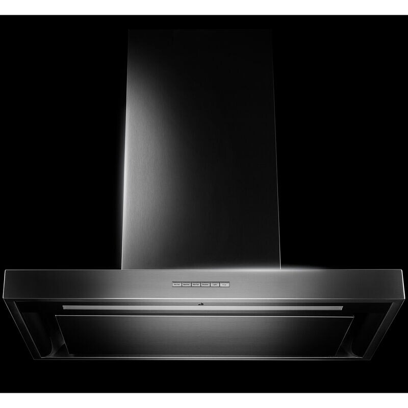 JennAir 30 in. Convertible Chimney Style Range Hood with 585 CFM, 3 Fan Speeds & 1 LED Light - Stainless Steel, , hires