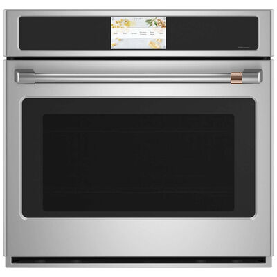 Cafe Professional Series 30 in. 5 cu. ft. Smart Electric Single Wall Oven with True European Convection - Stainless Steel | CTS90DP2NS1