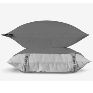 BEDGEAR Dri-Tec King Size Pillowcase Set - Gray, , hires