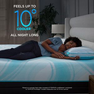 Tempur-Pedic LuxeBreeze 2.0 Medium Hybrid Split Head King Size Mattress, , hires