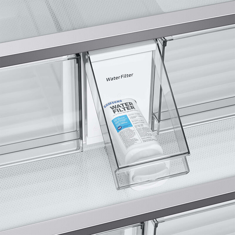 Samsung Bespoke 36 in. 24.0 cu. ft. Smart Counter Depth French Door Refrigerator with Beverage Center & Internal Water Dispenser - Samsung Bespoke Panel Required, Samsung Bespoke Panel Required, hires