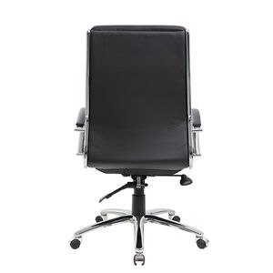 Boss Executive CaressoftPlus Chair With Metal Chrome Finish - Black, , hires