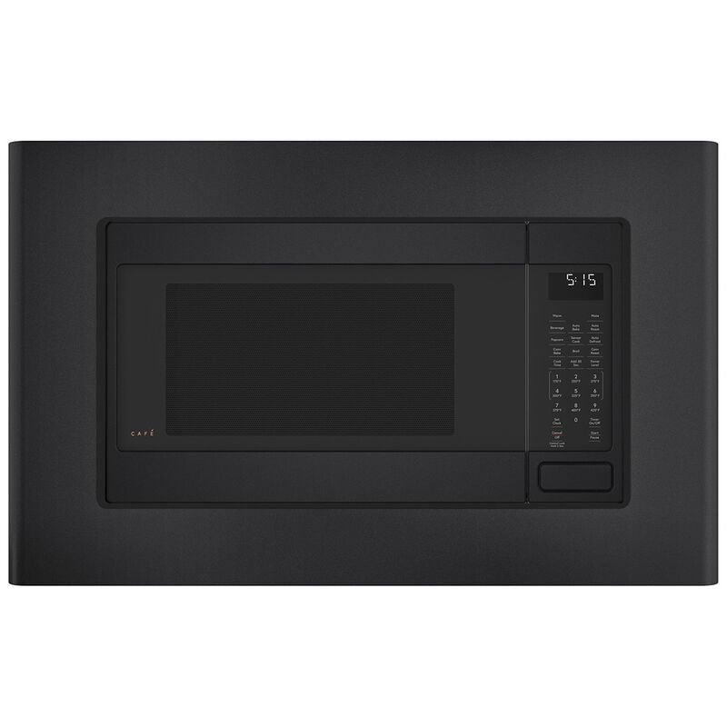 Cafe 30 in. Built-In Trim Kit for Microwaves - Matte Black, , hires