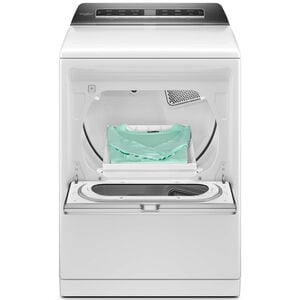Whirlpool 27 in. 7.4 cu. ft. Smart Gas Dryer with Advanced Moisture Sensing, Sanitize & Steam Cycle - White, White, hires