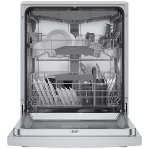 Bosch 800 Series 24 in. Smart Built-In Dishwasher with Front Control, 42 dBA Sound Level, 15 Place Settings, 6 Wash Cycles & Sanitize Cycle - Stainless Steel, , hires