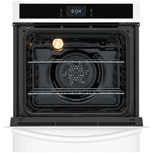 Frigidaire Gallery 24 in. 2.8 cu. ft. Electric Wall Oven with True European Convection & Self Clean - White, White, hires