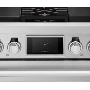 Signature Kitchen Suite 36 in. 6.3 cu. ft. Smart Standard Convection Steam Dual Fuel Range with 2 Sealed & 2 Induction Burners - Stainless Steel, , hires