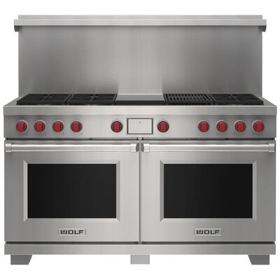 Wolf 20" Stainless Steel Riser with Shelf for 60" Dual Fuel Range | 9016127