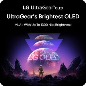 LG 27" UltraGear OLED QHD 480Hz 0.03ms G-Sync Compatible DisplayPort 2.1 Gaming Monitor, , hires