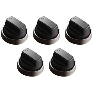Wolf Knob Kit for 36 in. Cooktop - Black, , hires