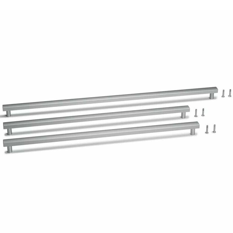 Liebherr Square Handle Kit for Refrigerators - Brushed Aluminum, , hires