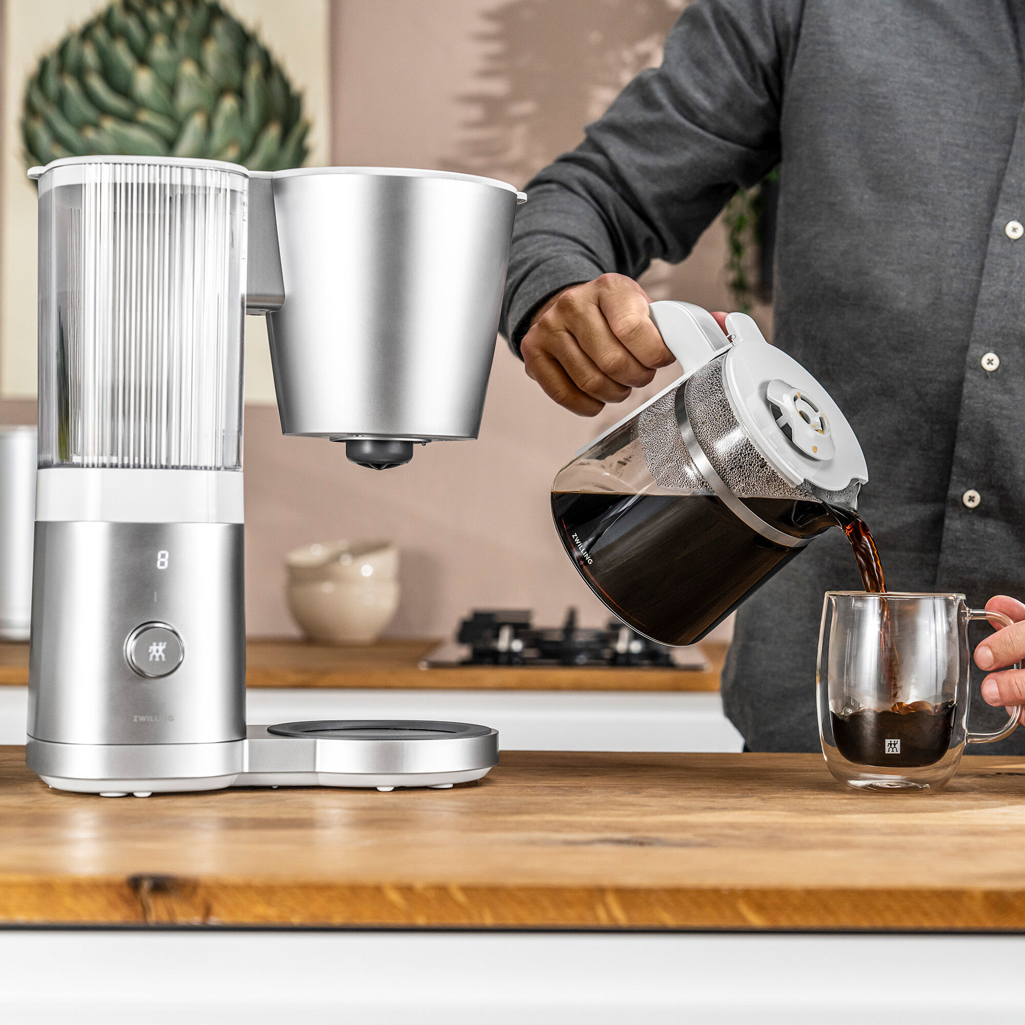 Zwilling Enfinity 12 Cup Drip Coffee Maker with Glass Carafe