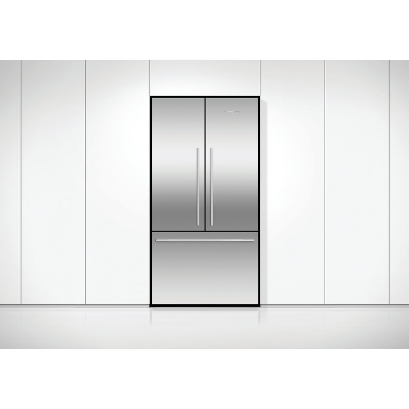 Fisher & Paykel Series 7 36 in. 20.1 cu. ft. Smart Counter Depth French Door Refrigerator - Stainless Steel, , hires