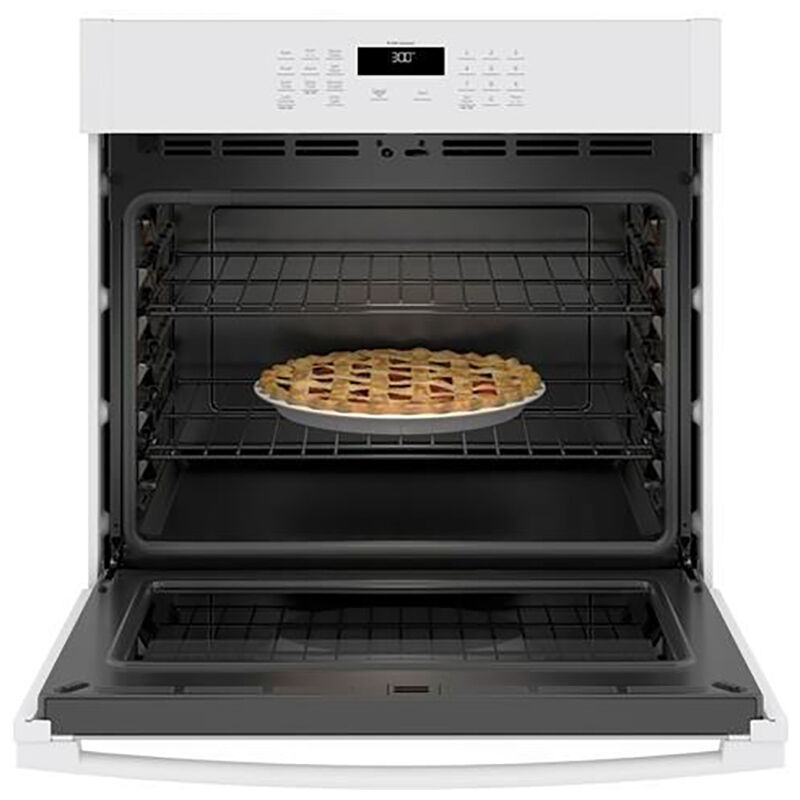 GE 30 in. 5 cu. ft. Smart Electric Single Wall Oven - White, White, hires