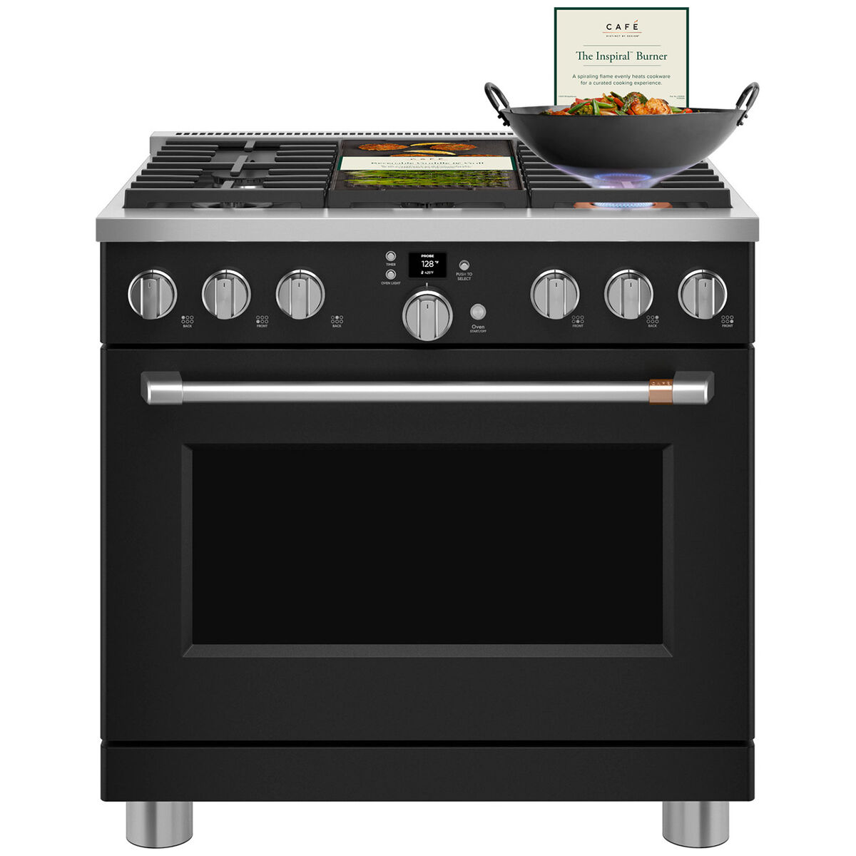 Cafe Commercial-Style 36 in. 6.2 cu. ft. Smart Air Fry Standard
