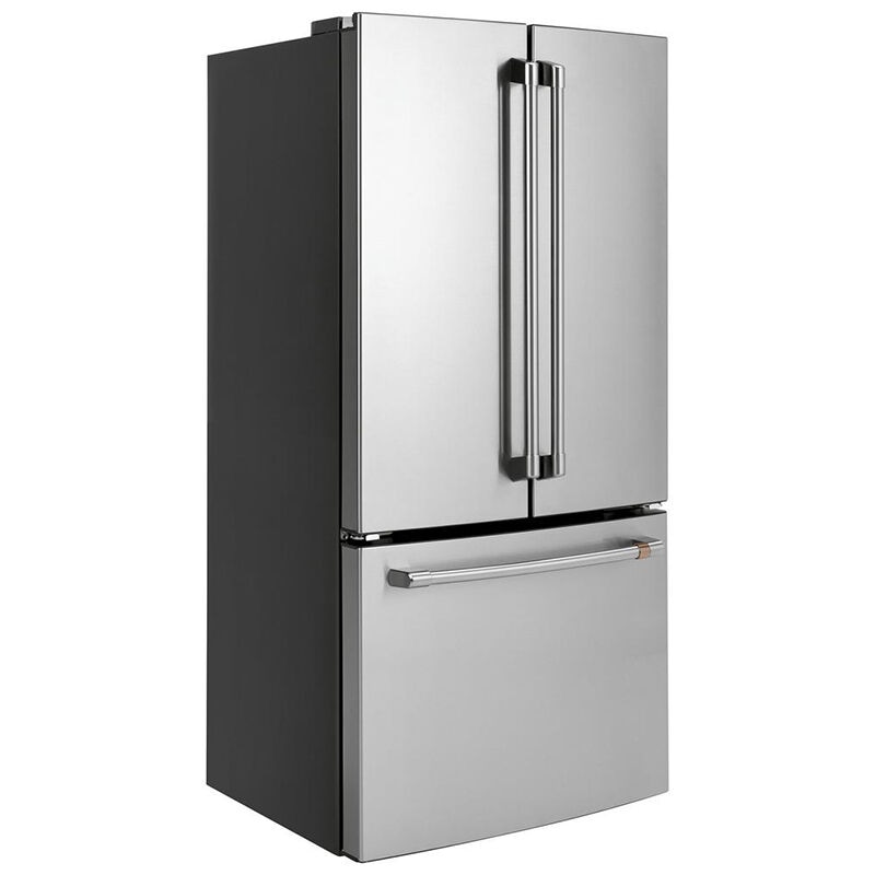 Cafe 33 in. 18.6 cu. ft. Counter Depth French Door Refrigerator with Internal Water Dispenser - Stainless Steel, Stainless Steel, hires