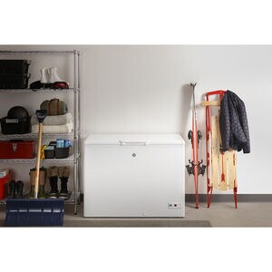 GE 44 in. 10.7 cu. ft. Garage-Ready Chest Freezer - White, , hires