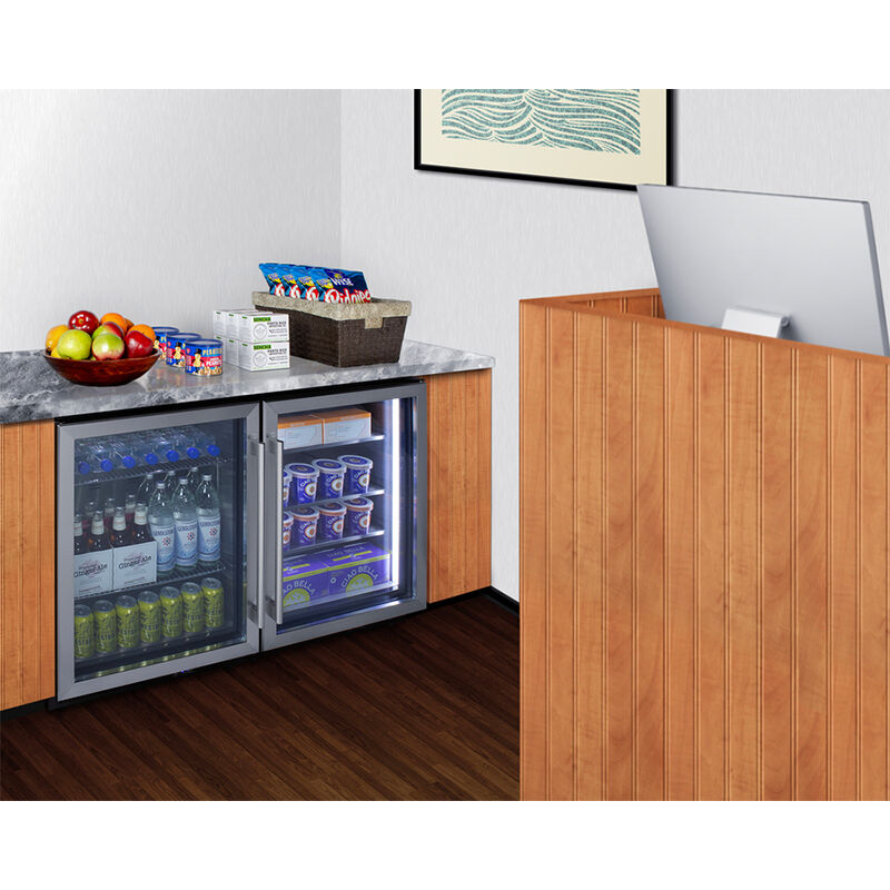 Summit 24 in. 5.1 cu. ft. Built-in Frost Free Compact Upright