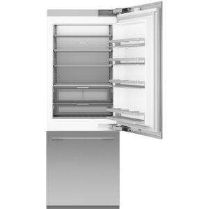 Fisher & Paykel Series 11 30 in. 15.9 cu. ft. Built-In Smart Counter Depth Bottom Freezer Refrigerator with Zero Clearance Hinge & Internal Water Dispenser - Custom Panel Ready, , hires