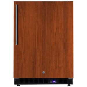 Summit 24 in. 4.7 cu. ft. Built-In Outdoor Frost Free Compact Upright Freezer with Adjustable Shelves - Custom Panel Ready, , hires